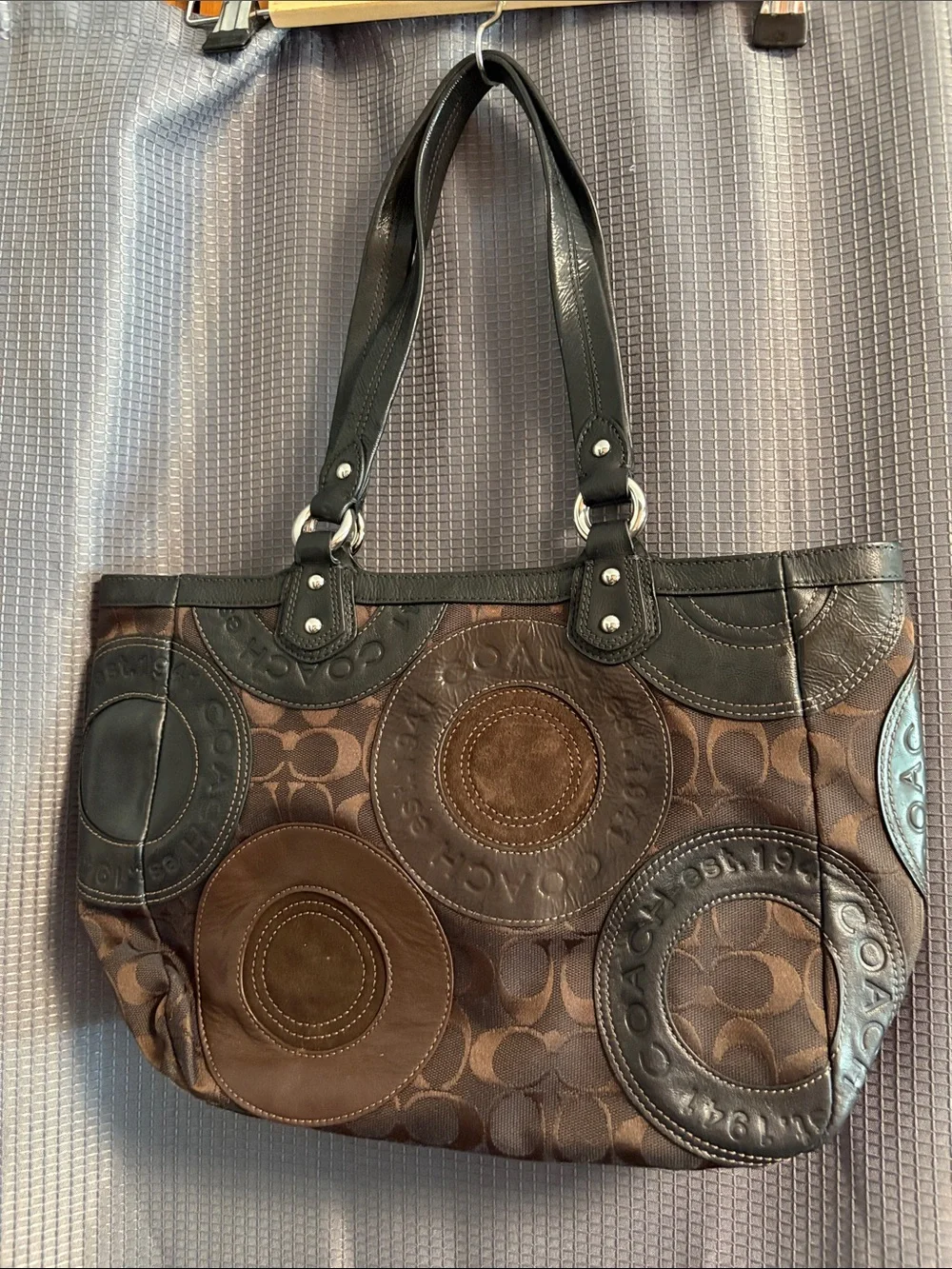 Coach shoulder tote